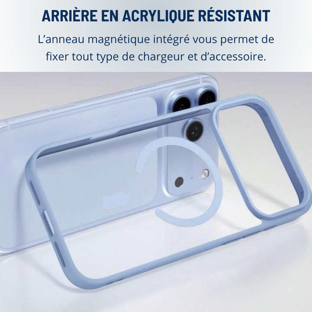 Coque IPhone "META" MagSafe - Bleu Ciel