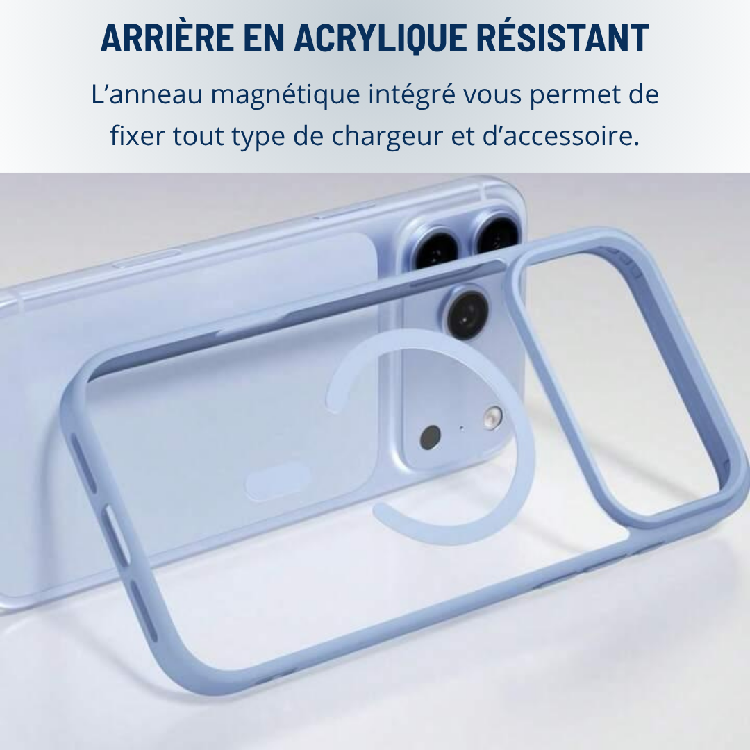 Coque IPhone "META" MagSafe - Bleu Ciel