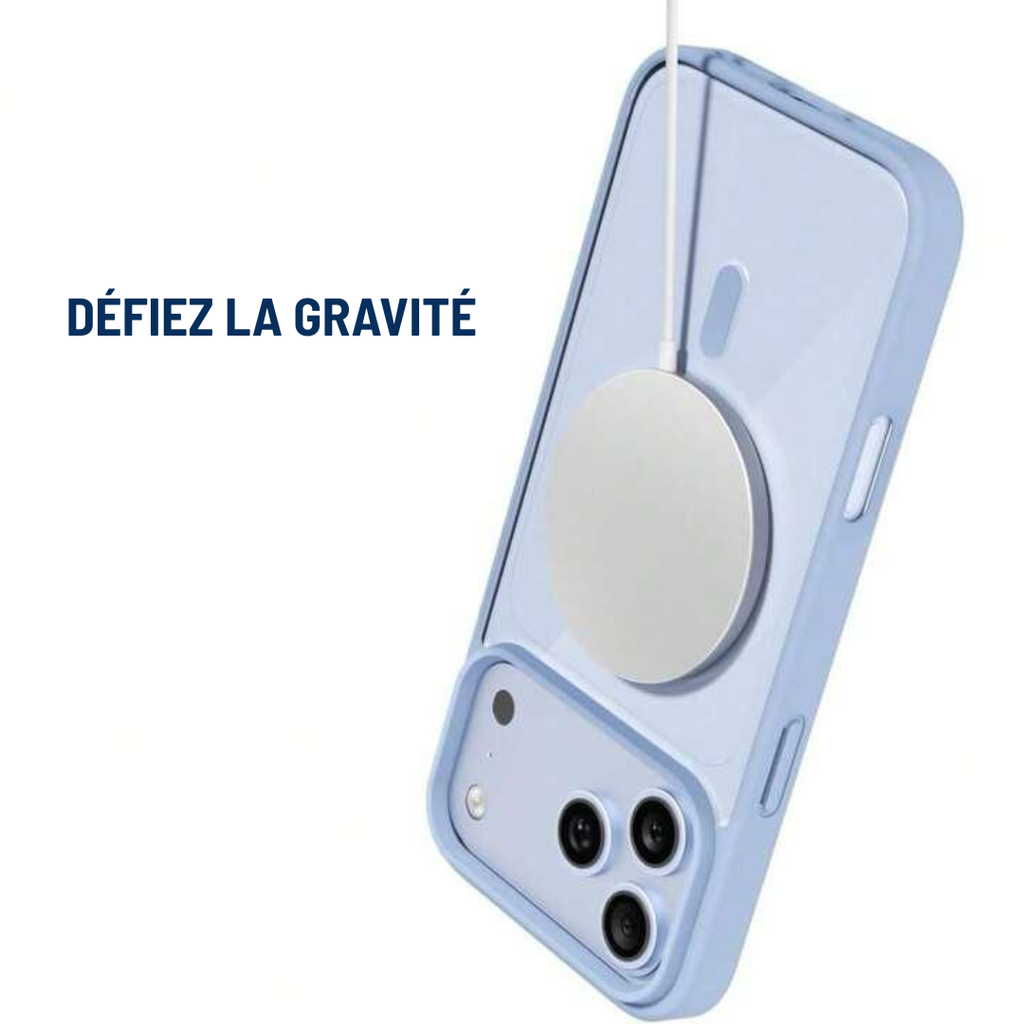 Coque IPhone "META" MagSafe - Bleu Ciel