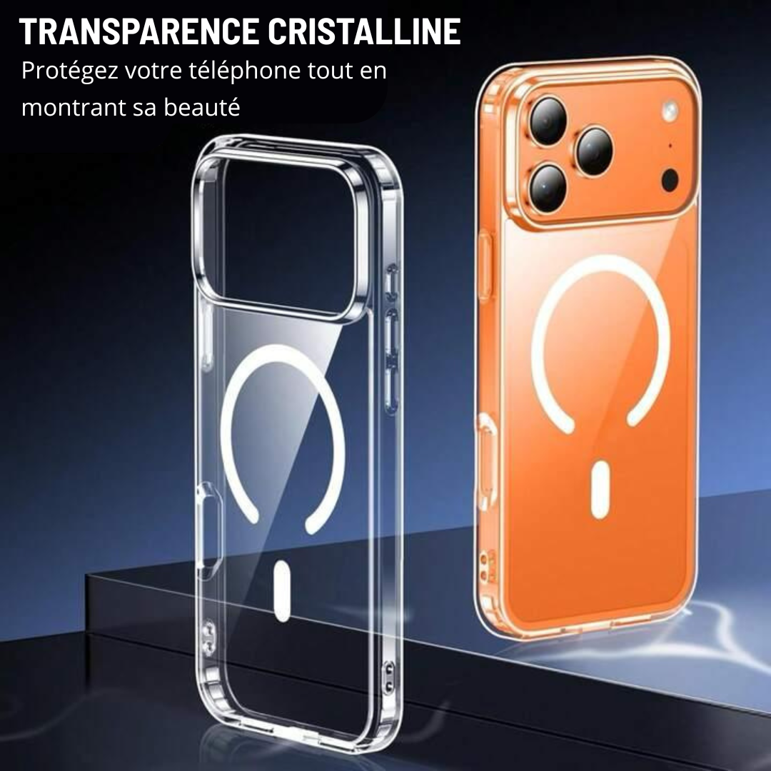 Coque IPhone "META" MagSafe - Transaparent