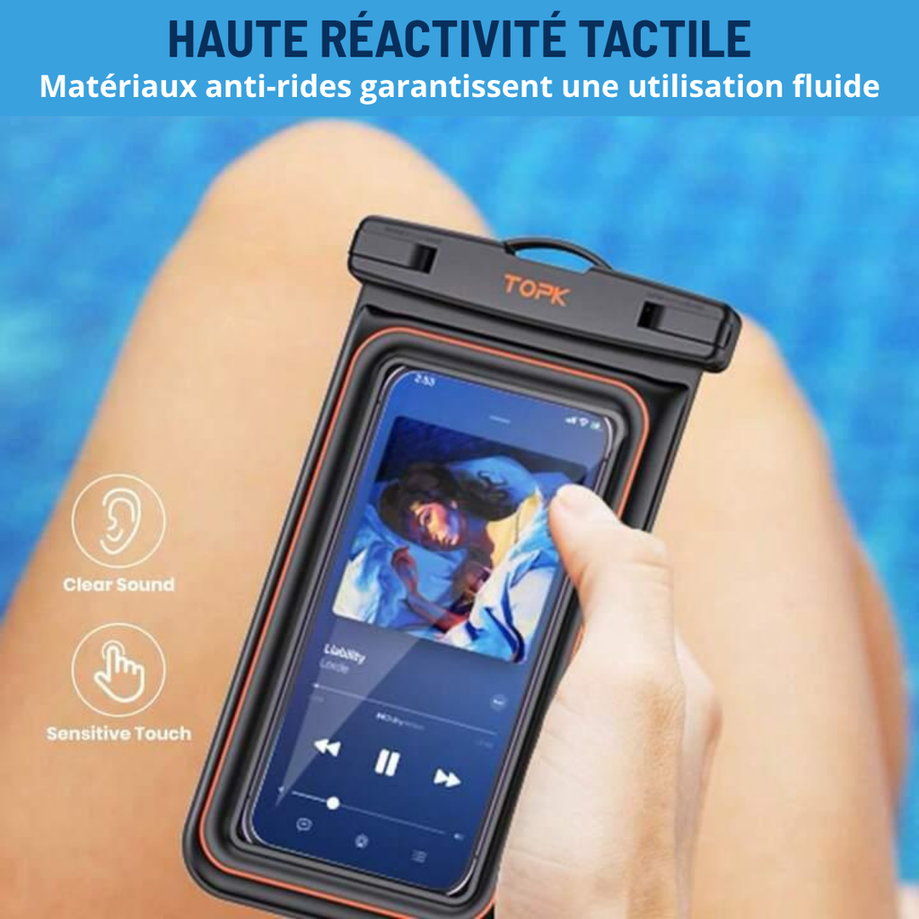 TOPK® Waterproof Pouch - Black