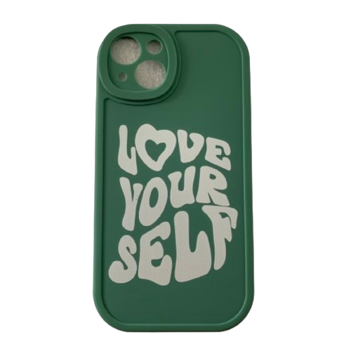 iPhone Shockproof Case "Love Yourself" - Green