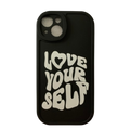 iPhone Shockproof Case "Love Yourself" - Black
