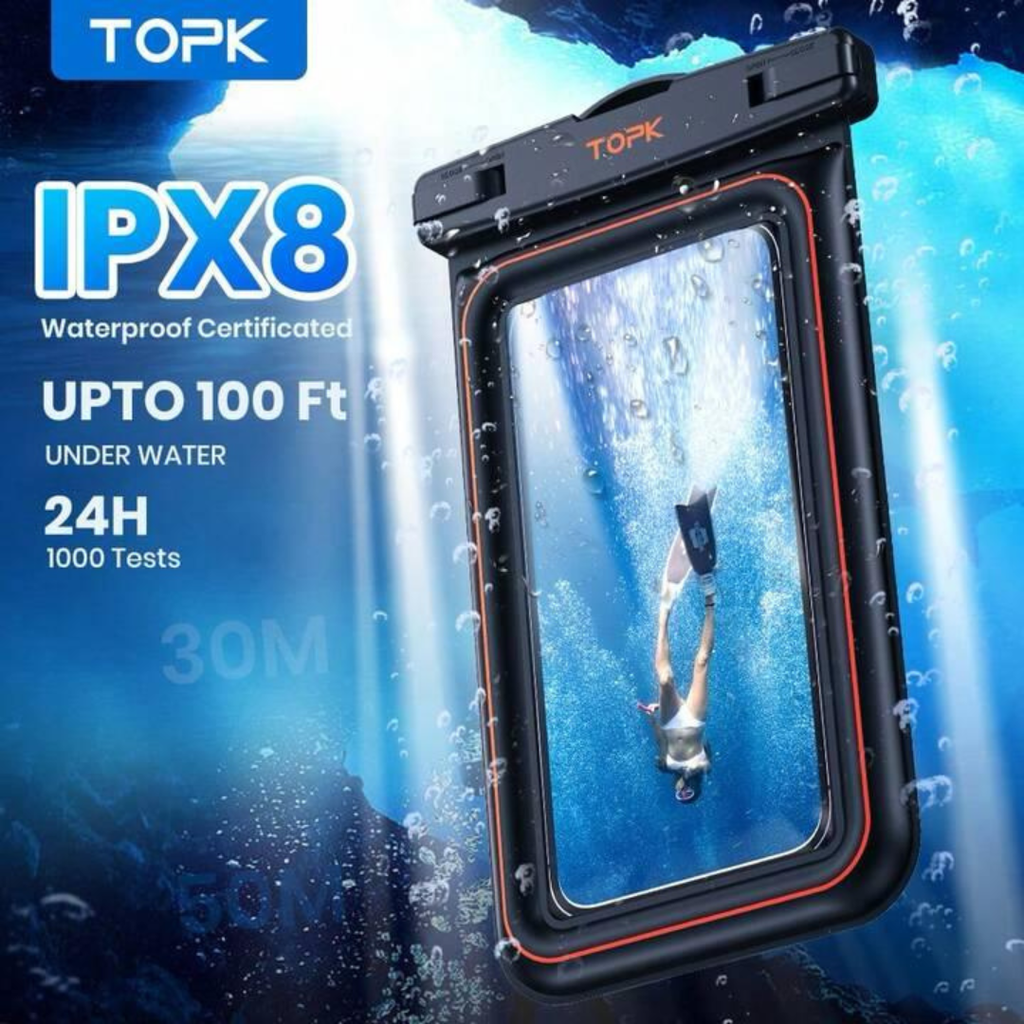 TOPK® Waterproof Pouch - Black